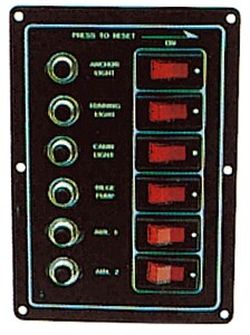6 fach Schaltpanel Schalttafel 12v