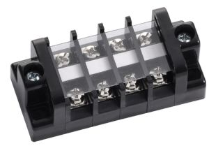 Jevina 300A Hochleistungs Modul Design Verteilerblock Sammelschiene 12v, 48V  300A 4 Anschluss Stecker Stromschienenverteilerblock Für : : Auto  & Motorrad