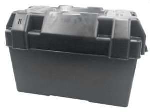 Batteriebox bis ca Befestigung und Trennwand 100AH Batterien Batteriekasten