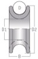 Preview: TyeTec®Thimble 25 x 12mm