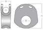 Preview: NMP Block für 10mm Tauwerk