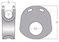 Preview: Deck Block für 6mm Tauwerk