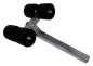 Preview: Seitliche Schwenkrolle 40 mm
