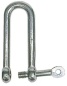 Preview: Langer Schäkel m. Schlüsselbolzen AISI 316 5 mm