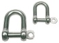 Preview: Schäkel aus rostfreiem Stahl AISI 316 4 mm