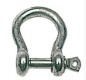 Preview: Geschweifter Schäkel, feuerverzinkter Stahl 6 mm