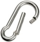 Preview: Karabinerhaken ohne Bolzen AISI 316 5 mm