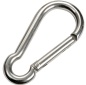 Preview: Karabinerhaken ohne Bolzen AISI 316 10 mm