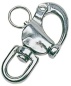 Preview: Schnappschäkel Spinnaker dreh.Auge AISI 316 128 mm