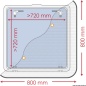 Preview: Mückennetz 800 x 800 mm - Zusatzbild 1