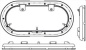 Preview: BOMAR ovales Bullauge Flagship 418 x 200 mm