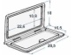 Preview: ohne Schloss 285 x 180mm
