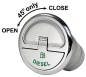 Preview: Quick Lock Diesel 30° Einfüllstutzen 38 mm Ohne Schlüssel