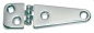 Preview: Asymmetrischer Scharnier Messing, verchr. 103x32mm