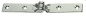 Preview: Leiterscharnier Messing, verchr. 145x20x15 mm