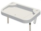 Preview: Tablett zur Relingsbefestigung, 850 x 460 mm