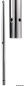 Preview: Relingstutz m. Drahtdurchlass AISI316 710 mm