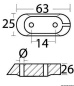 Preview: Magnesiumanode f. Yamaha 4/70 PS - Zusatzbild 1