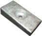 Preview: Plattenanode aus Magnesium 75/225 PS 36 x 71 mm