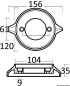 Preview: Kragenanode aus Magnesium Volvo 280/290 - Zusatzbild 1