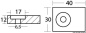 Preview: Magnesium-Plattenanode f. 40/50 PS Viertakter - Zusatzbild 1