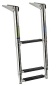 Preview: Teleskopbadeleiter standard AISI316 5stufig schwar