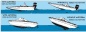 Preview: Trimmklappen 2 Stück "Auto Trimm" 280 x 200 mm für Boote bis 6 m