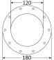 Preview: Inspektionsklappe für Dieseltanks Ø120mm