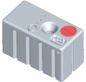 Preview: Horizontaler fester Frischwassertank, modular 247l