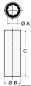 Preview: Buchse f.Schiffswelle 1"3/4x2"3/8