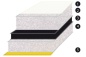 Preview: Schallschutzplatte m.Glasfaser 100x150 cm 35 mm