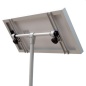 Preview: NOA drehbarer Solarpanelhalter Mast 10608 L=1800mm D=30mm Halterung B=600mm H=650mm mit NOA Rohrhalter 25mm