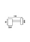 Preview: LED-Leseleuchte Tube D1 mit Schalter und USB-Buchse - Zusatzbild 1