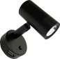 Preview: Batsystem Leseleuchte Minitube D4 LED matt schwarz