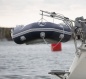 Preview: Batsystem zusammenfaltbarer Davit-Satz (2 Stück) Rohr D=32mm für für gerades Heck mit Hebetalje