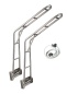 Preview: Davit Set mit Hebetaljen, gerundetes Heck 993mm