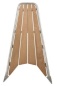 Preview: Bugplattform Classic Teak 1160x530 mm ±50 mm