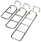 Preview: allpa NIRO Badeleiter 6 Stufen (5+1), Ø25 mm, 1200x310 mm - Zusatzbild 1