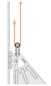 Preview: Antal NIRO Nitronic 50 Twin Halyard Blöcke, Leine Ø10-1