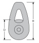 Preview: Antal Aluminium High Load Blöcke, Leine Ø10-12mm, D=55m
