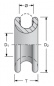 Preview: Antal Aluminium Low Friction Ringe, D1=10mm, D2=25mm, Ø - Zusatzbild 1