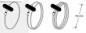 Preview: Antal Dyneema Snap Loop, Type Triple, Ø=4mm, L=700mm, A
