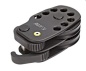 Preview: Antal Aluminium Umlenkblock mit Stopper (mit Feder), links