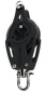 Preview: Lewmar® Synchro Control Einfachblock 1-scheibig mit Ratsche und Hundsfott