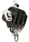 Preview: Lewmar® Synchro Control Dreifachblock 3-scheibig mit Hundsfott und Klemme