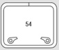 Preview: Decksluke Maße (Außen): 567 x 452mm