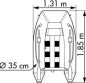 Preview: HORIZON TENDER 1,85 M SLATTED FLOOR