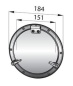 Preview: Bullaugen Typ PQ, ​​​​​​​Ø184/151 mm