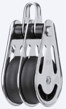 Doppelblock mit Bügel (demontierbar) Ø: 10mm