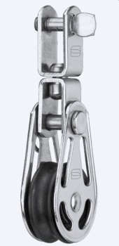 Block mit Wirbel (demontierbar) Ø: 6mm